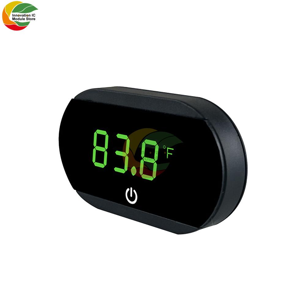 LED HD Digital Electronic Wireless Aquarium Thermometer Aquarium Tank External Thermometer ℃/℉ Switchable 0-60℃(32-140℉) чёрный