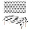 Decorative Football Tablecloth, Waterproof PE Design, Rectangular Tables Football Field Background Cloth, for Party Decorations