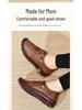 Hand-Stitched Women's Flat Shoes with Soft Beef Tendon Sole for Autumn and Winter Casual Wear