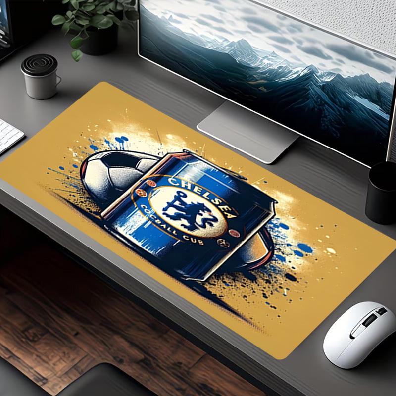 football club F.C Print Mouse Pad, for Keyboard Pad Laptop PC Mat for Office Home Use, Desk Decor, Perfect Birthday Gift for Gamers
