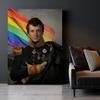 Canvas Print Portrait General Rainbow Flag
