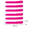 Non-Toxic 5Pcs Colored Caterpillar Pull Worm Noodle Fidget Toy Stretch String Tpr Rope Anti Stress String Stress Relief Autism Vent Toys