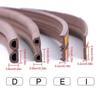 5m/10m Weather Stripping Door Seal Strip Diep Self-adhesive Draft Stopper Tape Window Insulation Noise Rubber Sealing Strip