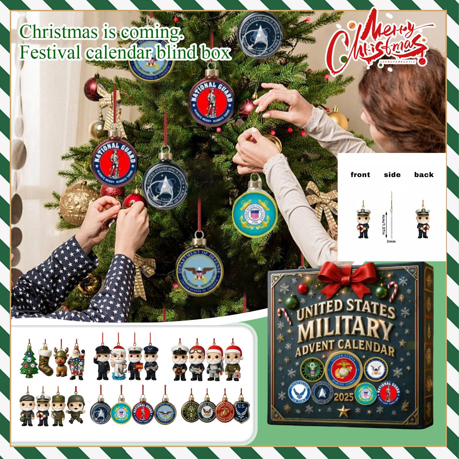 

Военный обратный отсчет США Рождественский адвент-календарь One Size