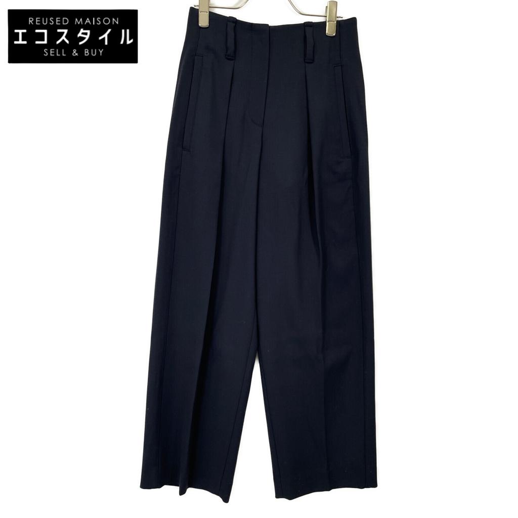 Brunello Cucinelli Navy 23 Years MP097P8239 Monile Decoration 1P Tapered Pants Bottoms 36 NavyUsed