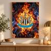 Zestaw do Malowania Diamentami Newcastle United Football 5D Pełne Wiertło DIY Mozaika Diamentowa Sztuka Ścienna Dekoracja Domu