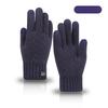 Gloves Winter Men Double Layer Fleece Lined Thick Driving Riding Cold Proof Thermal Knit Touchscreen Gloves Women