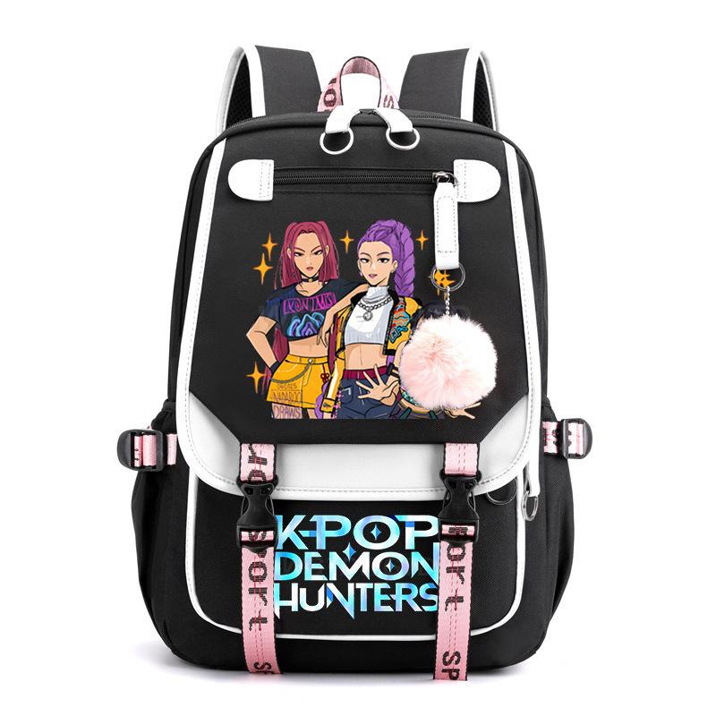 Witch Hunter Animation Cartoon Printed School Bag Large Capacity Junior High School Student Backpack