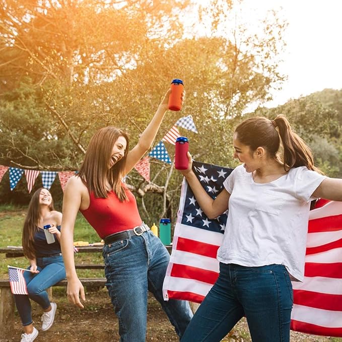 4pack/pcs 12oz Can Sleeve Insulated Sleeve Can Cover 12oz Beer Bottle Sleeve Cooler Holder Non-slip Cooler Sleeve