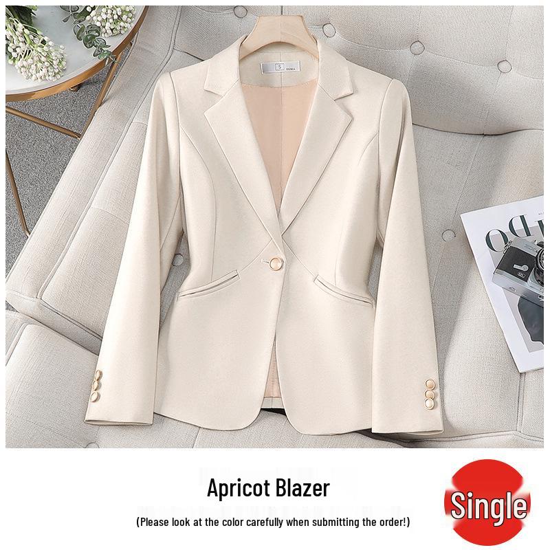 Women's Pink Slim Fit Professional Suit - Spring/Autumn 2026 High-End Formal Wear