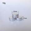 50PCS 10g 30g 50g 100g Aluminum Tin Jars Empty Cosmetics Container Metal Candle Jars with Lids Lip Balm Pot Face Eye Cream Box