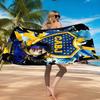 Boca Football Club Printed Microfiber Beach Towel, Soft And Absorbent, Quick-Dry, Ideal for Summer Travel, Beach Essential, Swimming Pool
