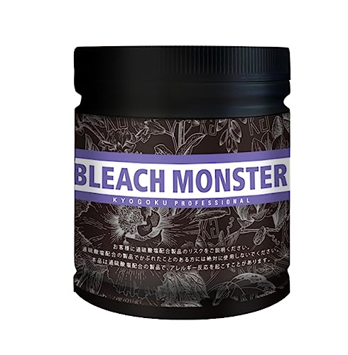 

Kyogoku Bleach Monster, a popular quasi-drug with a special formula for white bleaching. This hair care bleach is a salon-exclusive, high-performance