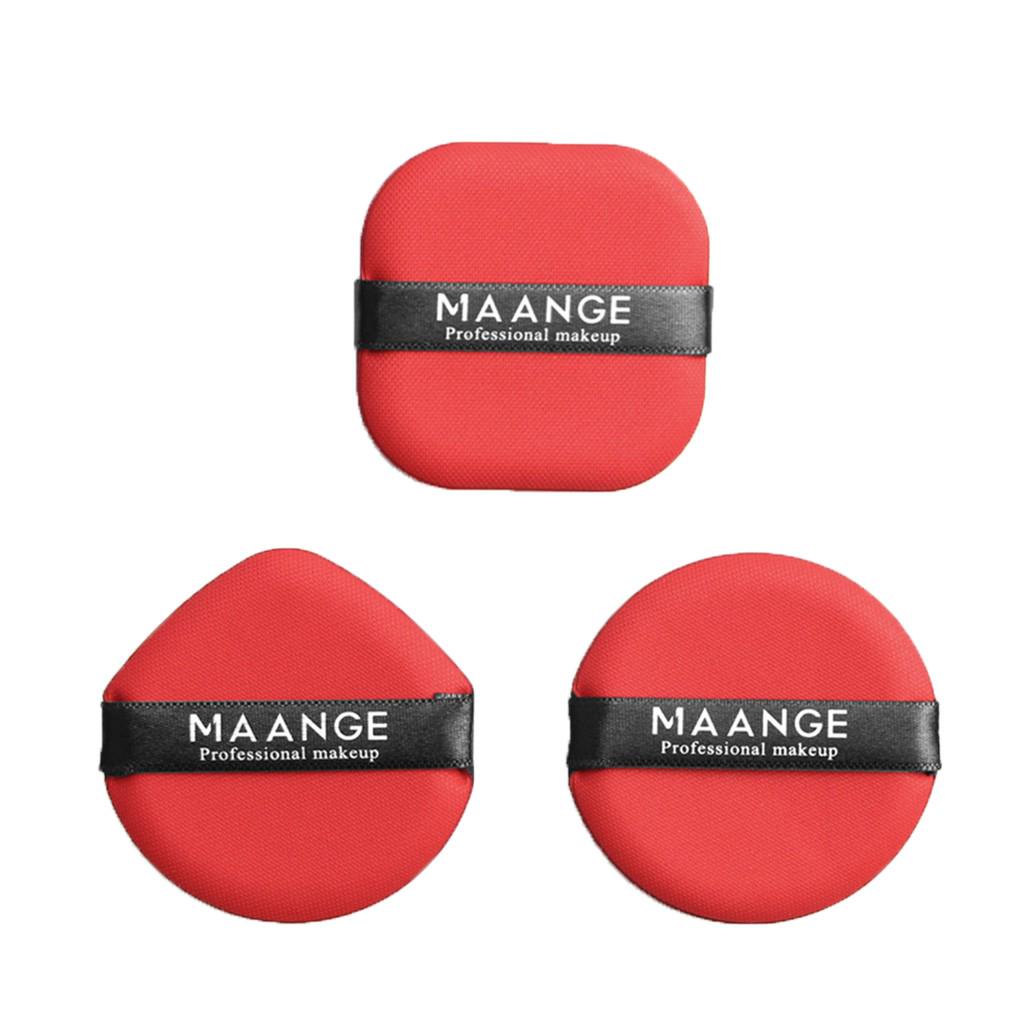 

3pcs Microfiber Pads Remover Soft Towel Face Cleansing Makeup Clear Sponge червоний