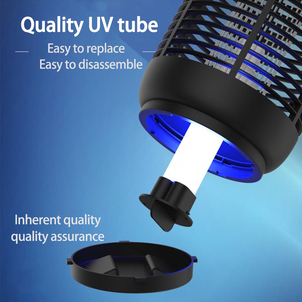 Electric Bug Fly Trap Lamp UV Light Mosquito Bug Fly Trap Insect Trap Lamp for Camping Hiking