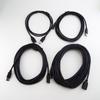 1.5/3/5m Black USB 2.0 Male To Type A Female Extension Extender Connector Power Data Transmission M/F Adapter Cable Wire Lead