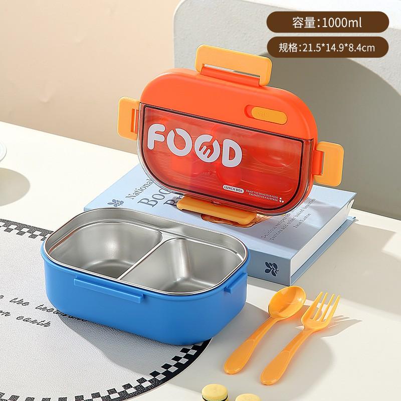 Stainless Steel Bento Box Microwave Safe Leakproof Portable Lunch Students Kids