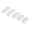 5 Pcs Comb Silicone Molds Elastic Soft Transparent Decoration Silicone Moulds for Making Combs DIY Crafts