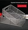Stainless Steel Square Shaking Basket for Breading and Frying