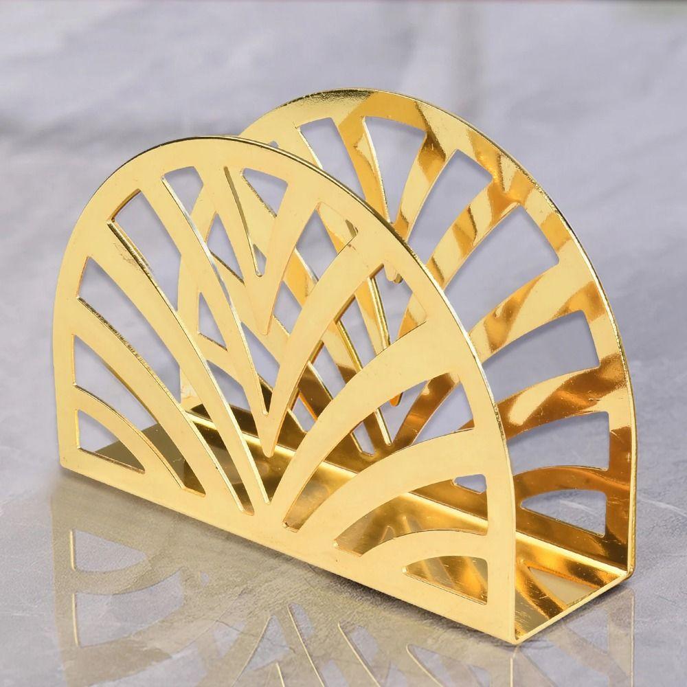 Hohles nordisches Papierregal Rostbeständiger Tisch-Taschentuchständer Papier-Servietten-Spender Hotel