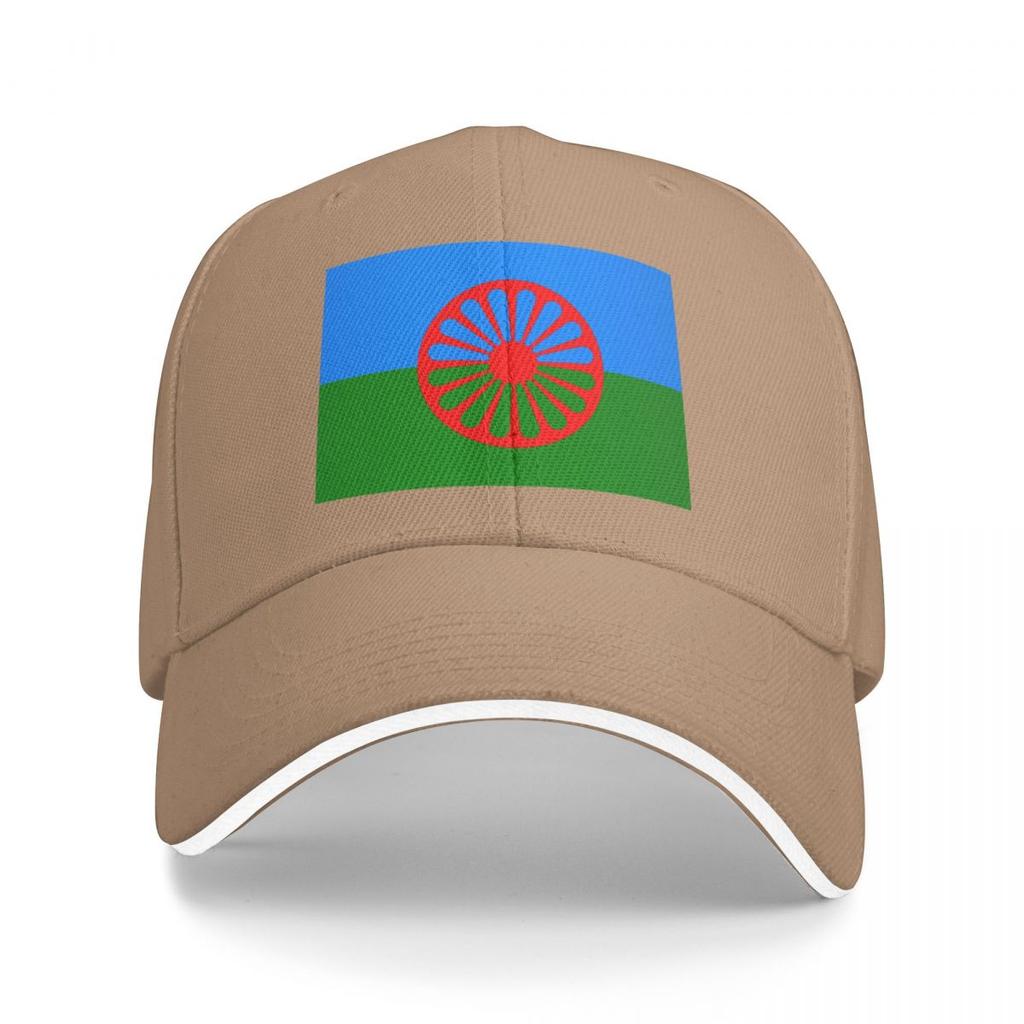 Rom Gypsy Romani Flag Baseball Caps Snapback Baseball Hats Breathable Casual Casquette Outdoor for Men And Women