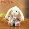 Plush Bunny Keychain With Movable Joints For Kids And Collectors