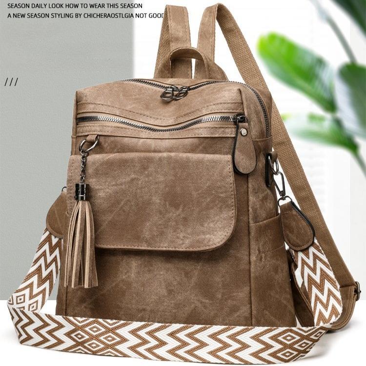 Cross border wholesale women's backpack new lightweight women's backpack large capacity casual travel outdoor shoulder bag