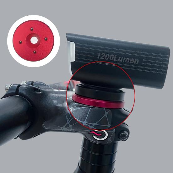 Aluminum Alloy Bike Computer Mount Lightweight Universal MTB Mountain Road Bike 28.6mm Top Cap Computer Holder Base Bike Accessories
