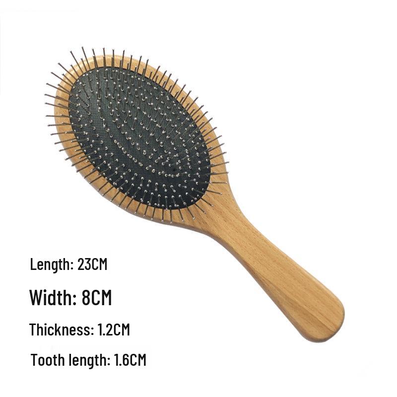 Foreign Trade Steel Pin Cushion Comb for Hair Care - Anti-Static, Fluffy, Nourishing Airbag Design.