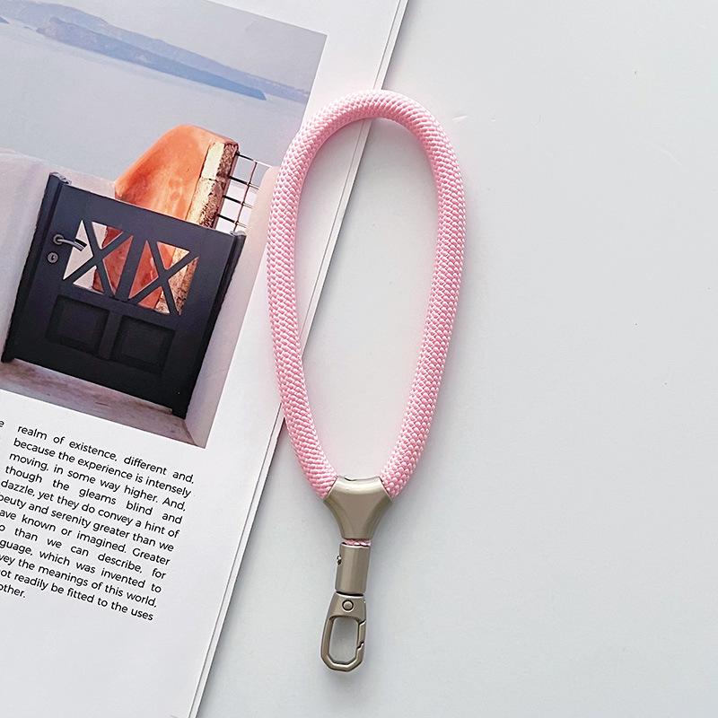 Phone Charm Heavy Metal Keyring Lanyard Anti-Lost Keychain Lanyard Solid Finger Strap Premium Key Cord Mobile Phone Rope