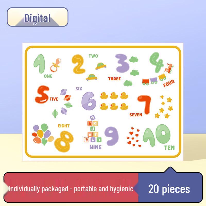 ZISIZ Disposable Waterproof Baby Placemat