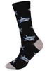 Cansok Animal Print Shark Casual Cotton Sock Set Men's Socks, Set, 5-Pair (Shark (4-Pair))