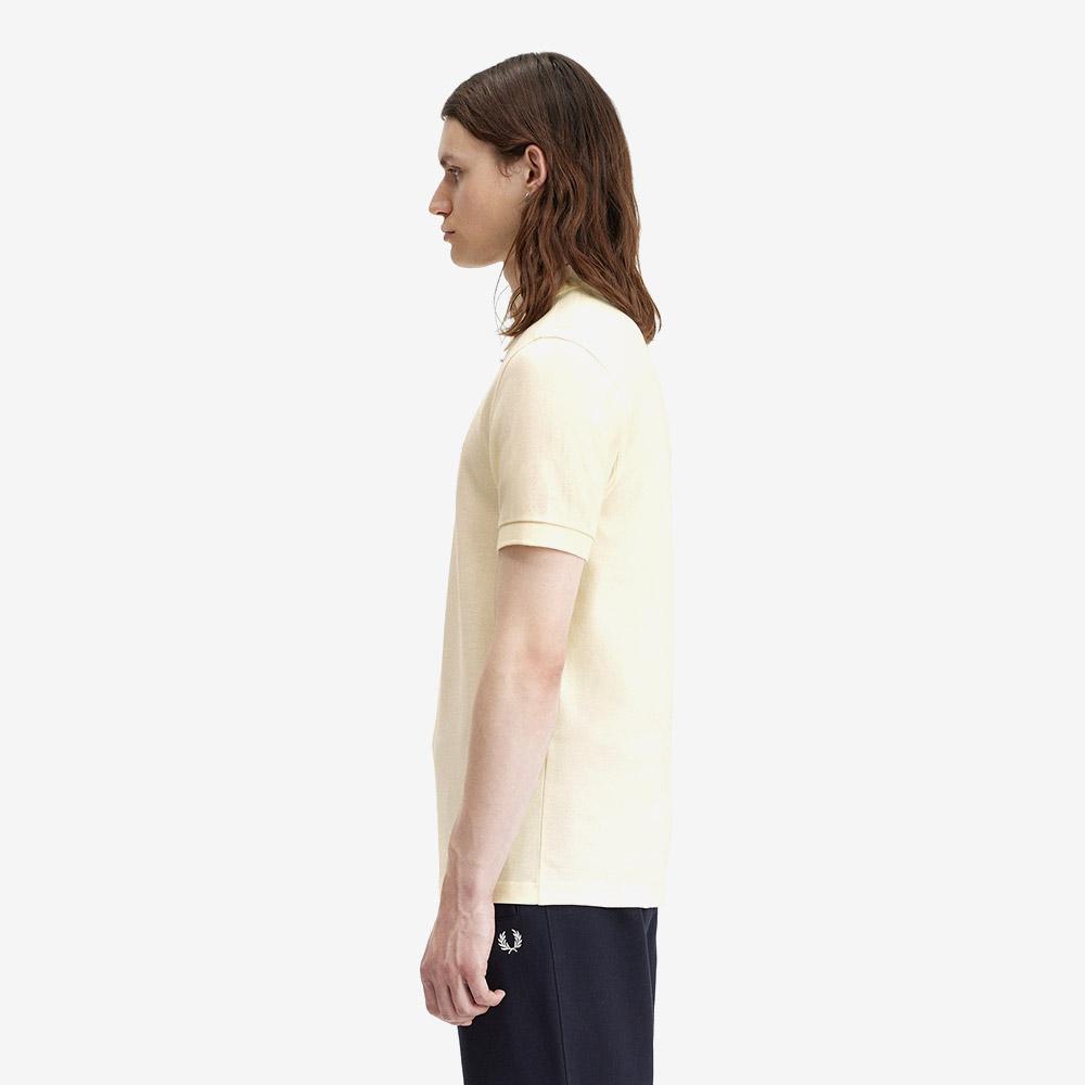 FRED PERRY [M6000] Plain Fred Perry Shirt - Ecru/Oxblood Afpm2536000-V84