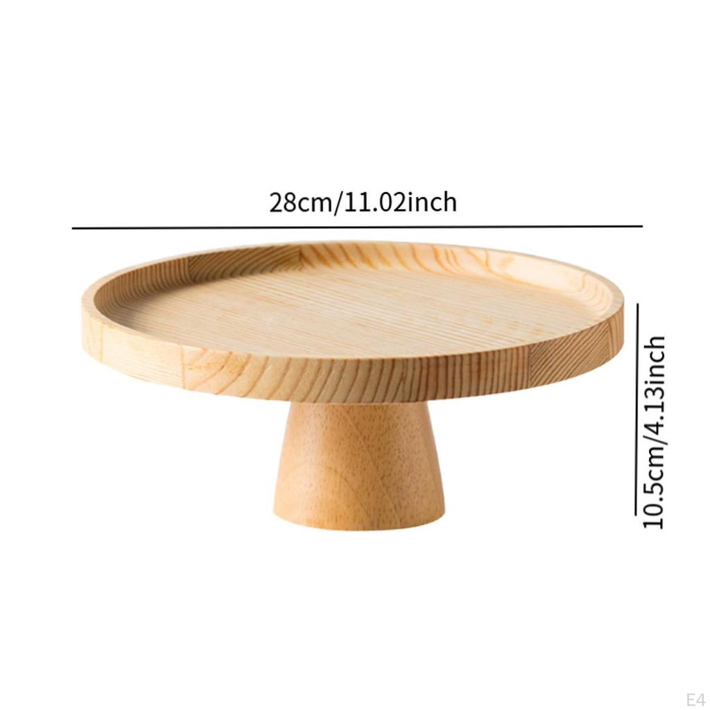 Cake Stand Cupcake Pedestal Pastry Dessert Display Plate for Reception Baby Shower