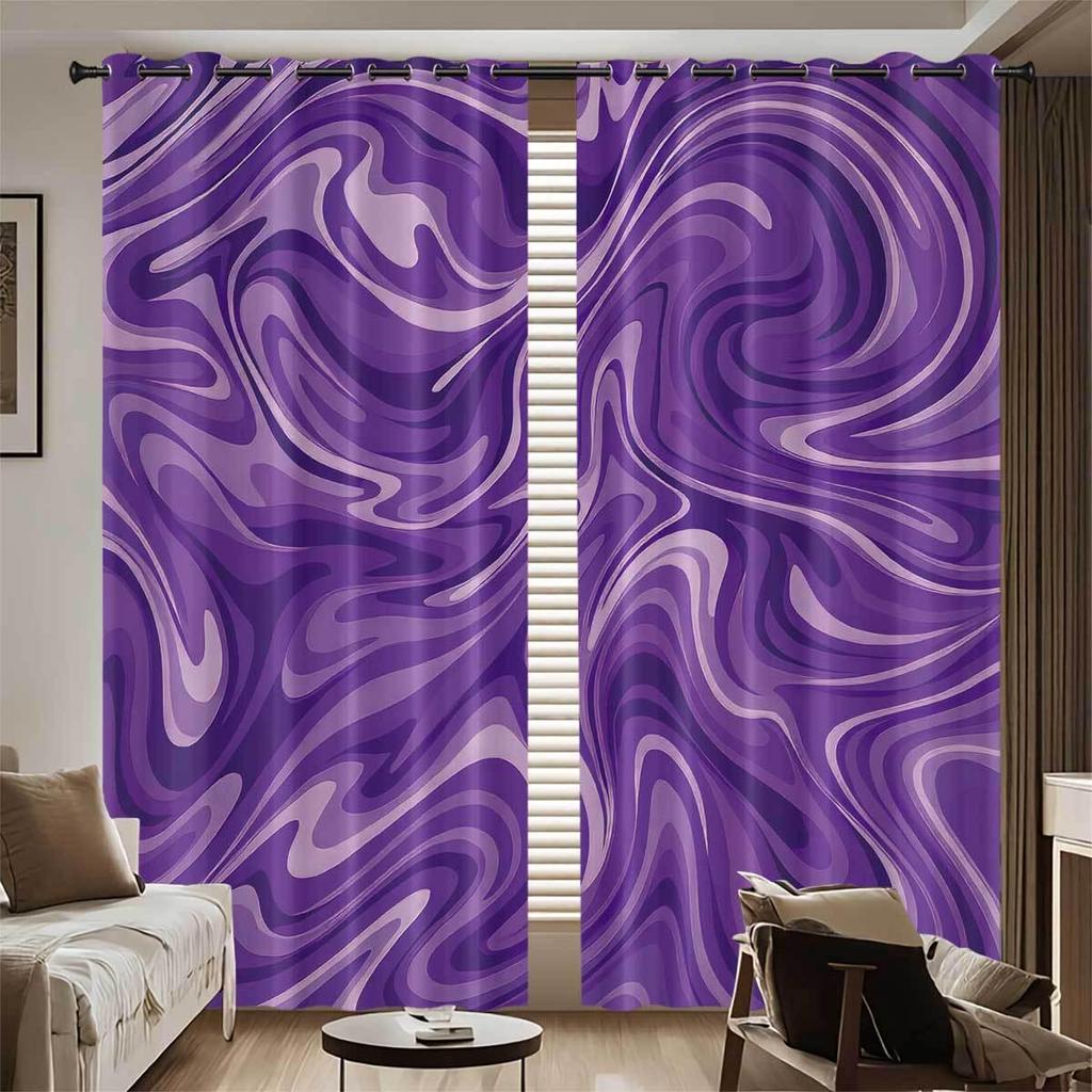 Bohemian Pattern Blackout Curtains, Custom-Made with Your Image, High-Precision Sun Protection, Thickened Polyester.