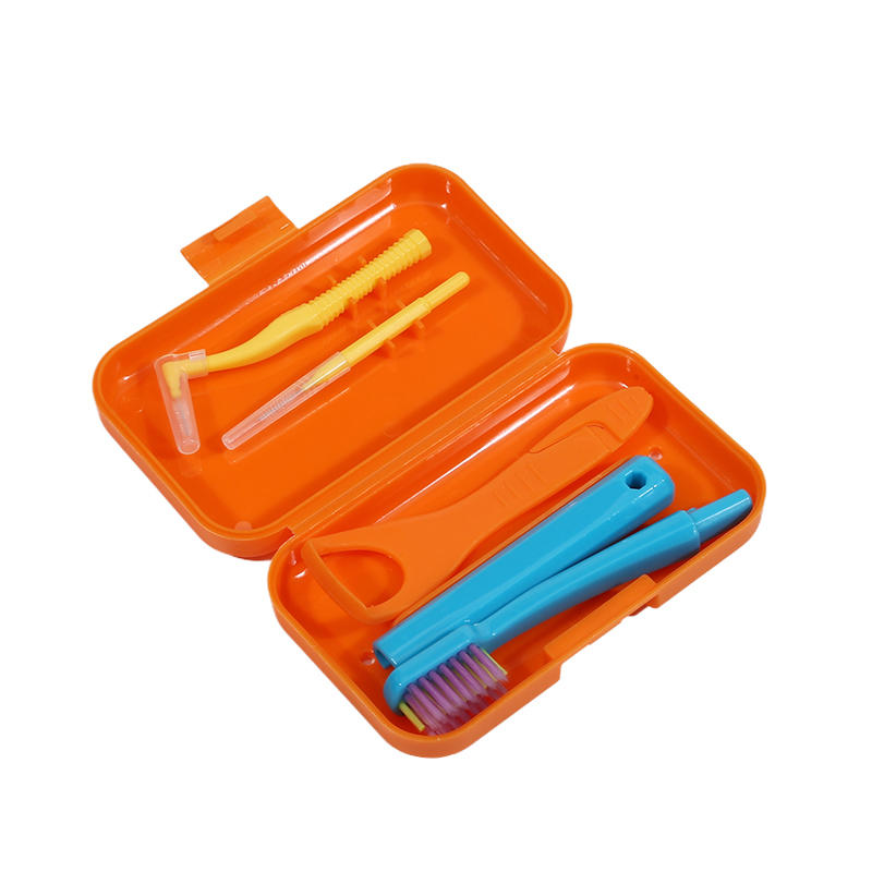 

Наборы для ухода за зубами, Портативные дорожные наборы для полости рта, Межзубная щетка, Скребок для языка, Съемная зубная щетка, Чехол для хранения