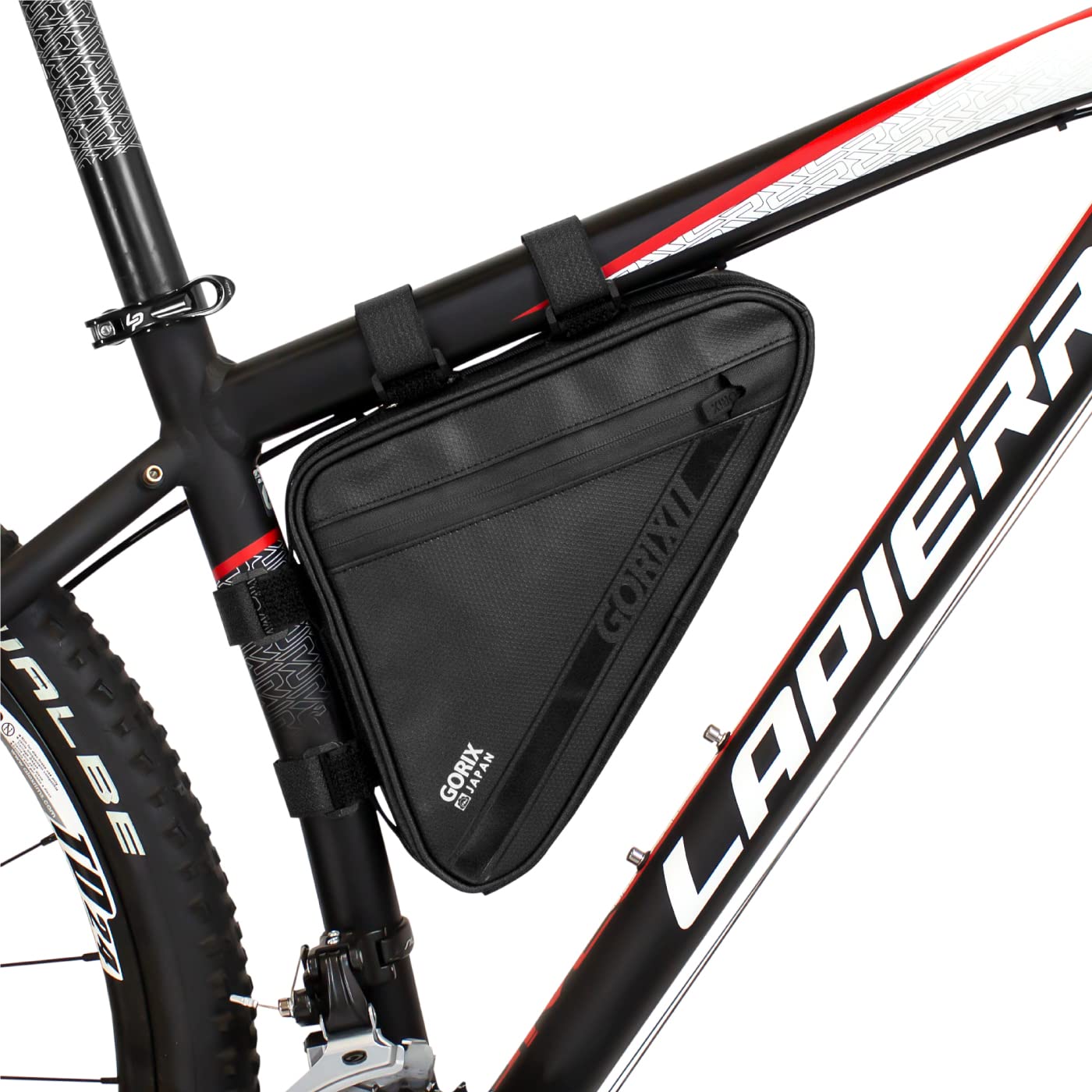 

GORIX Рамная Вода Дорожный Велосипед Треугольник Кросс Легко надевать и снимать Нет Велосипед Городская езда Сумка, Велосипед, Водонепроницаемый, Водоотталкивающий, (GX-FB39), Сумка, Велосипед, чёрный