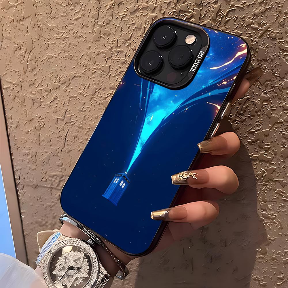 D-Doctor W-Who Phone Case For IPhone17 Air 16 15 14 Plus 13 12 11 Pro XS Max Silver Black Bumper Case