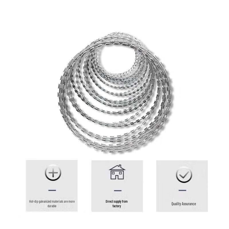 Yishunda Hot-dip Galvanized Anti-Climb Razor Wire
