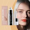 Zephoco Golden Brown Highlight Brightening Contour Liquid Gentle Moisturizing Highlight Light-Up Facial Light Feeling Makeup Liquid