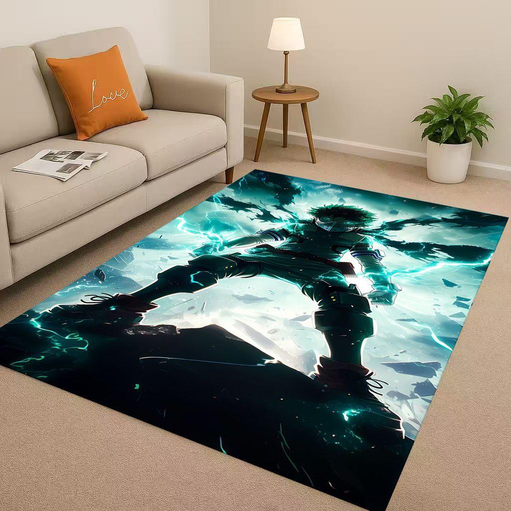 Anime My Hero Academia Bakugou Deku Kreskówka Salon Antypoślizgowy Dywanik Dywan do Sypialni Pokoju Zabaw Sofa, Dekoracja Domu Wycieraczka