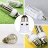 1 PCS E27 PBT Fireproof Bulb Adapter EU Plug Lamp Holder Base Socket AC100-240V 4A for Home Office Lighting