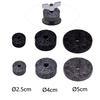23-Piece Drum Set Accessories Drum Set Felt Pad Set Felt Non-Slip Pads Drum Set, Gray and Black