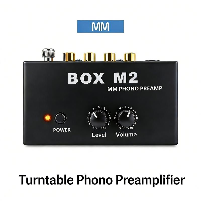 Phono Turntable Preamp Mini Electronic Sound Stereo Phonograph Preamplifier Low Frequency Equipment Accessories