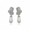 Elegante Strass-Tropfenperlen-Ohrringe für Damen – Retro, High-End-Design für Bankette