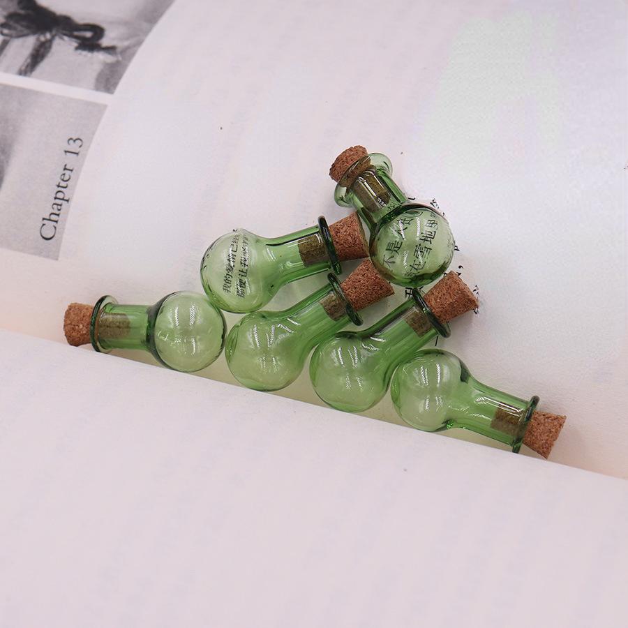 Doplňky pro kutily Ručně vyrobený materiál Příslušenství Skleněná láhev na přání Driftovací láhev s dřevěnou zátkou Kreativní driftovací láhev