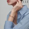 Square Clip Chain Bracelet ELBRBB084