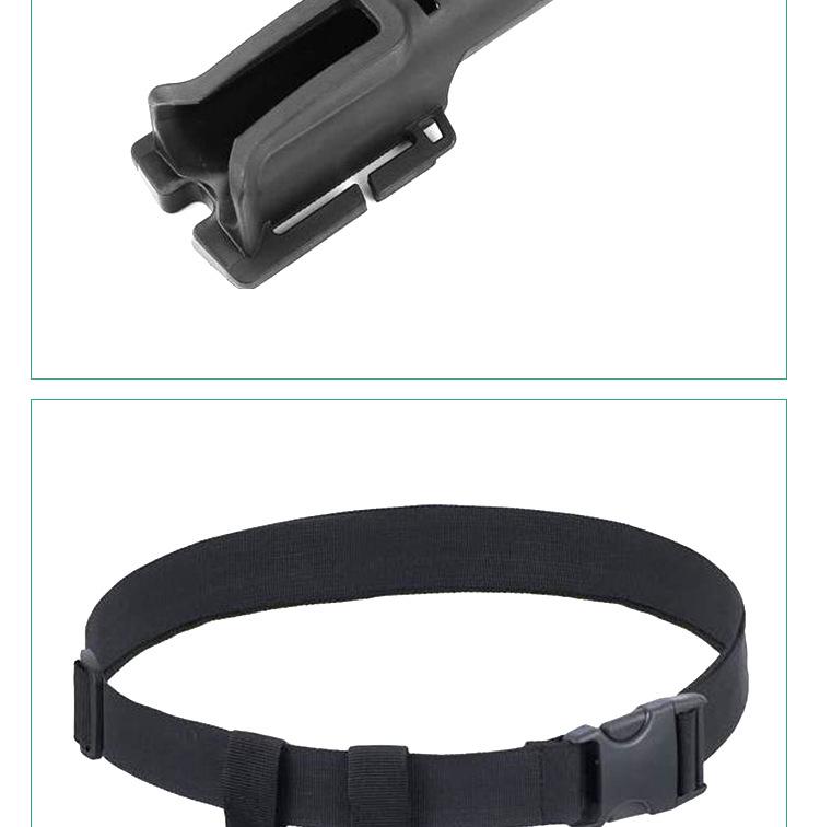 Portable Fishing Rod Waist Belt Holder - Lure Support for Rock Fishing