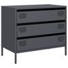 Sideboard Anthracite 68 x 39 x 58.5 cm Cold Rolled Steel