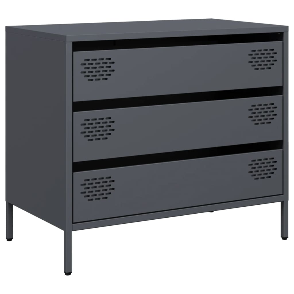 Sideboard Anthracite 68 x 39 x 58.5 cm Cold Rolled Steel